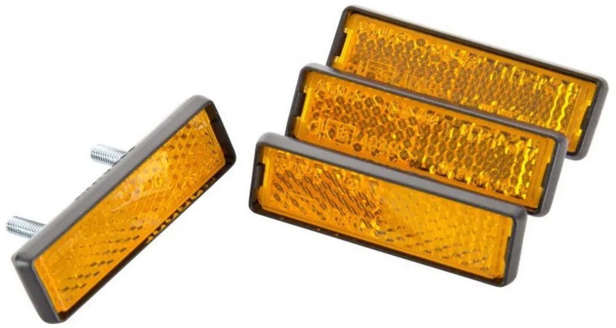 Shimano pd-m323 pedaalreflector oranje