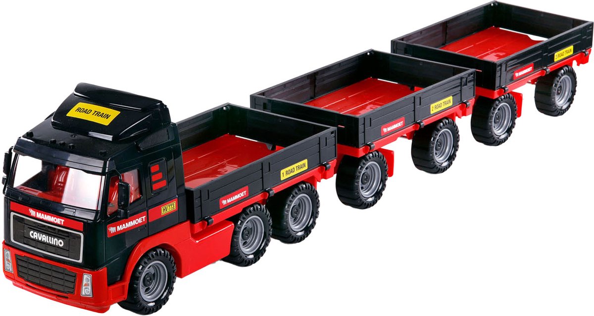 Cavallino Mammoth Truck with Double Trailer, Scale 1:16