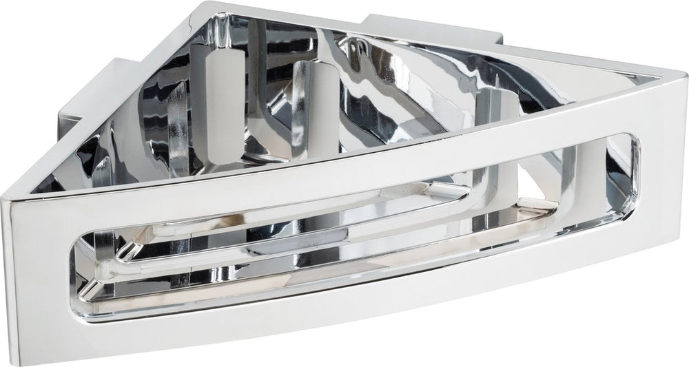 Wenko turbo-loc bralia hoekrek chroom 35x9cm - doucherek - douchemand - bevestigen zonder boren - zelfklevend