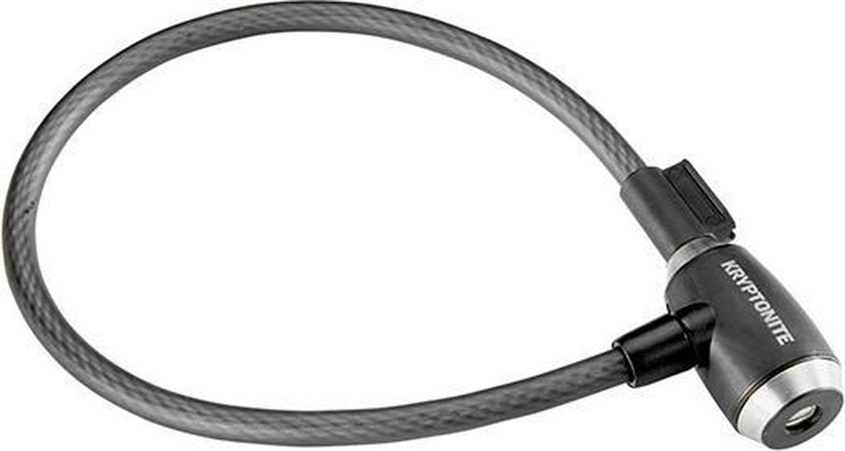 Kryptonite kabelslot kryptoflex 650 x 12 mm staal zwart