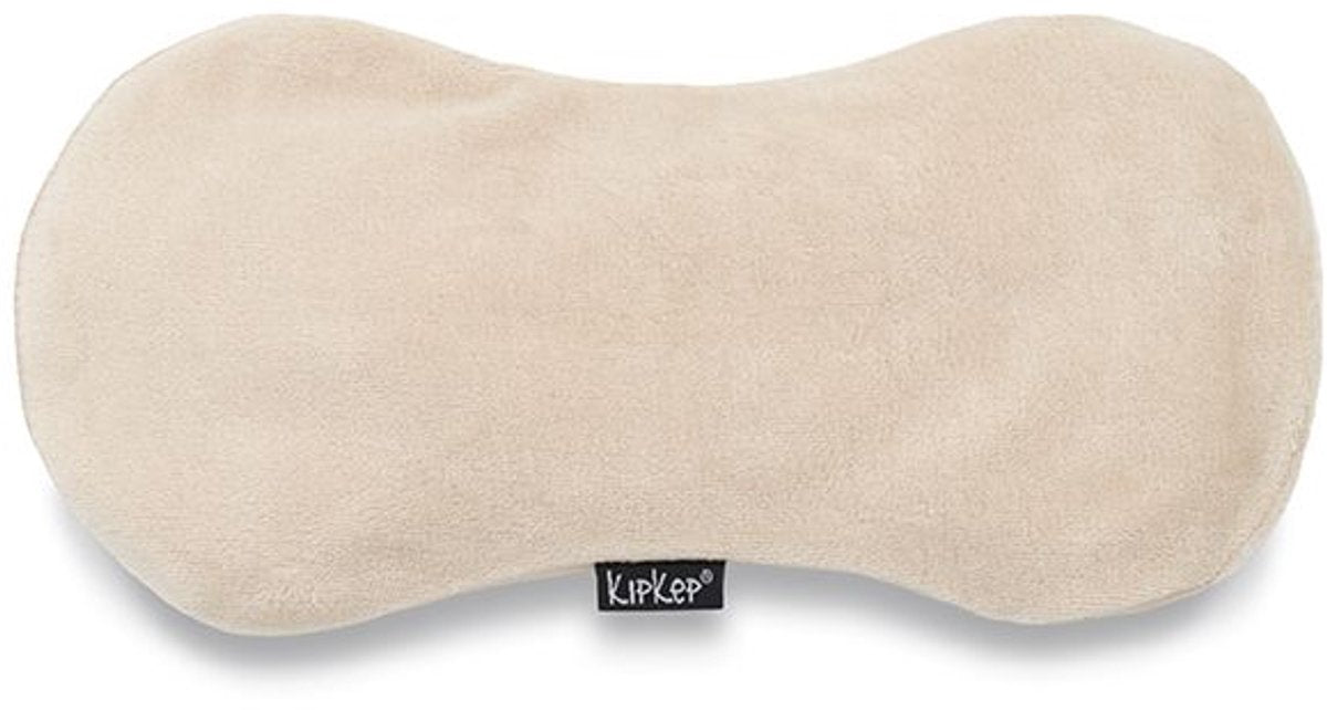 Kipkep woller warmtekussen - cookie - pittenzak - bij buikkrampjes - kruik - onrust - huilbaby - beige zandkleur