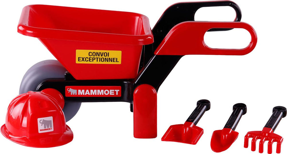Cavallino mammoet kruiwagen met helm en gereedschap, 5ldg.