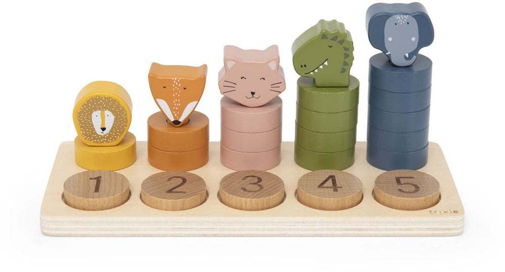 Trixie | houten telpuzzel 0-5