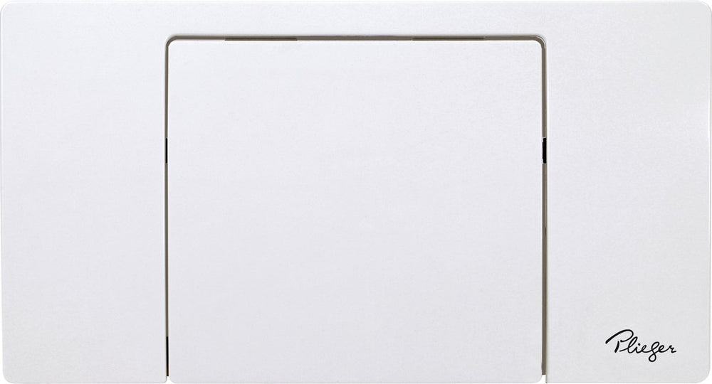 Plieger neckar bedieningspaneel – bedieningspaneel toilet wit – frontbediening – 1 start stop knop