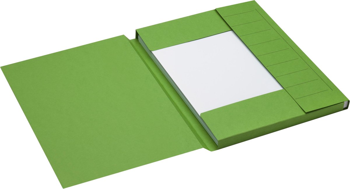 Jalema secolor dossiermap a4 - pak 25 stuks - groen