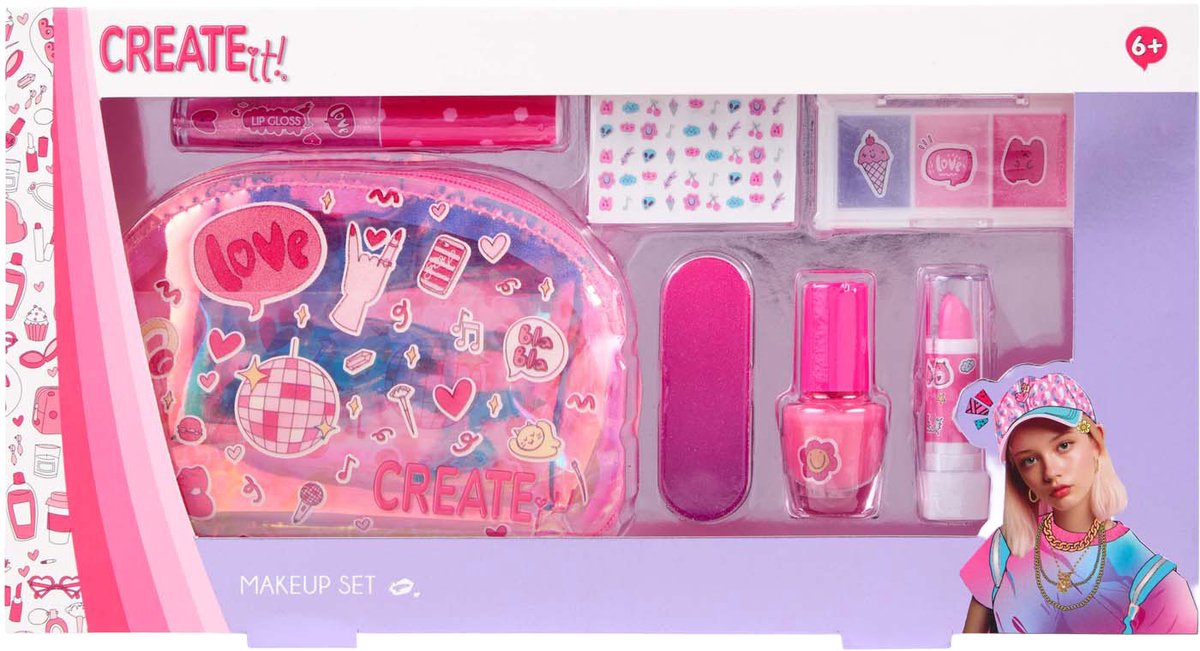 Create it! - make-up giftset incl. tasje