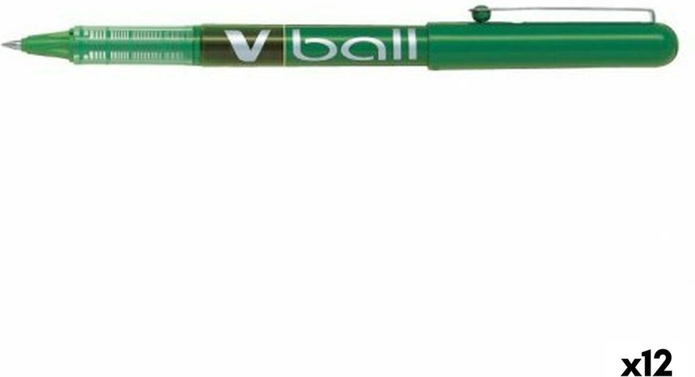 Pilot pen roller v ball groen klot 0,5 mm (12 stuks)