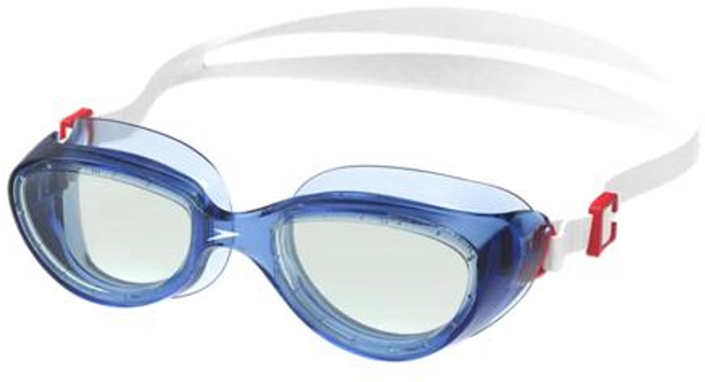 Speedo futura hydrospex zwembril - comfortabele duikbril volwassenen - anti condens uv-bescherming - recreatieve zwembril met verstelbare band - zwart grijs