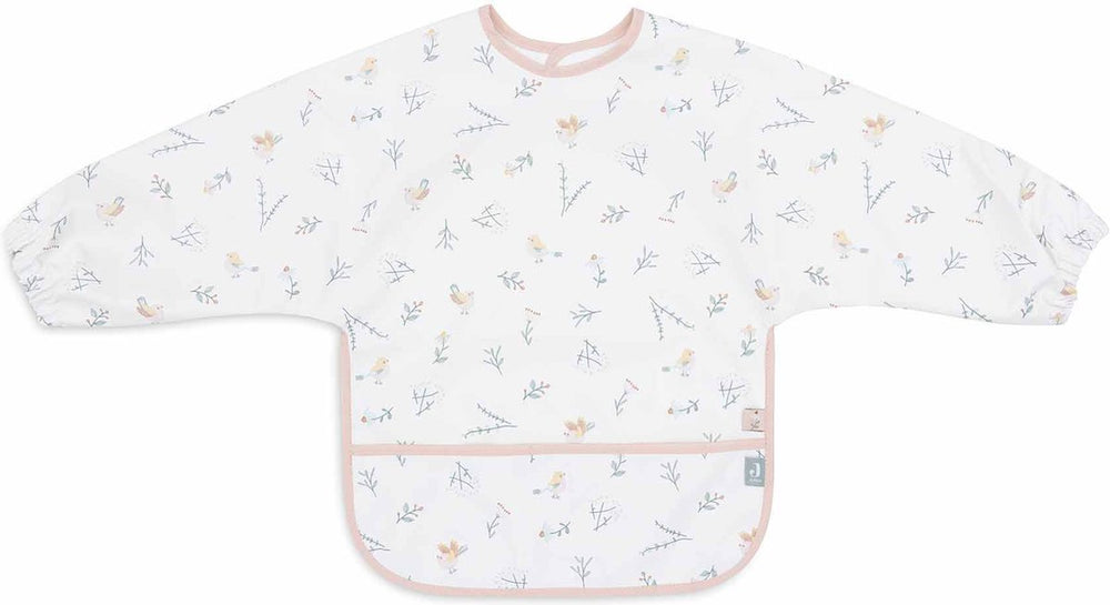 Jollein - baby slab waterproof met mouw - lovely birds