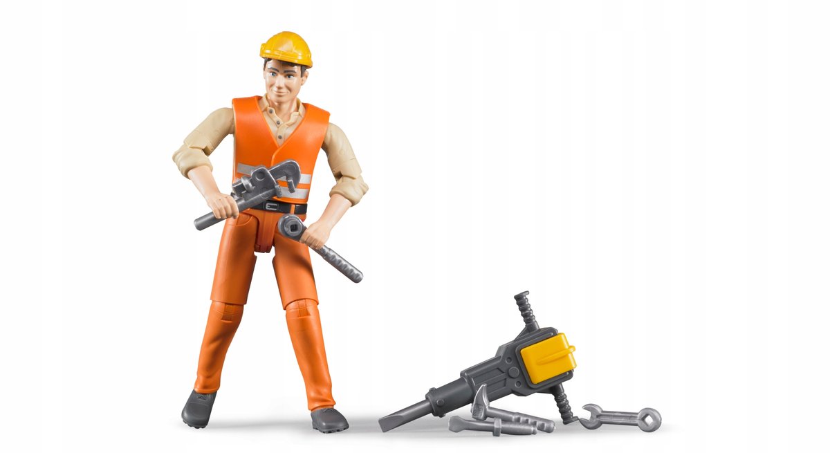 Bruder bworld figuur constructiewerker