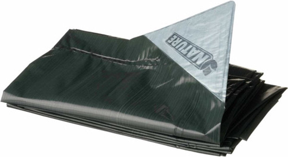 Natuurhoutafdekzeil 1,5x6m pe groen