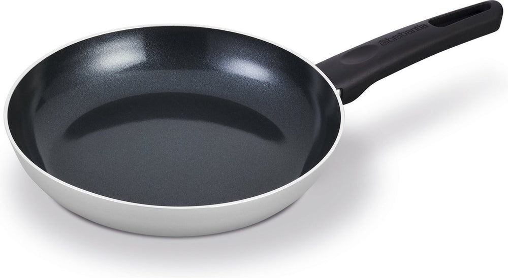 Brabantia indu+ koekenpan - ø 24cm - 100% pfas vrij - keramische antiaanbaklaag - inductie koekenpan - vaatwasserbestendig - grijs