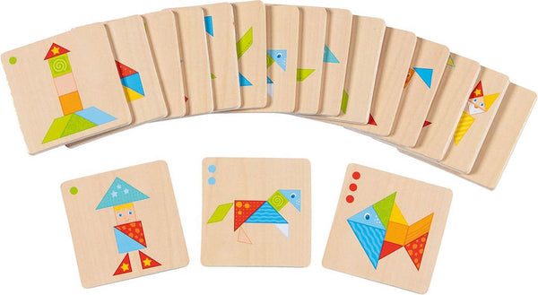 Goki houten tangram wereld