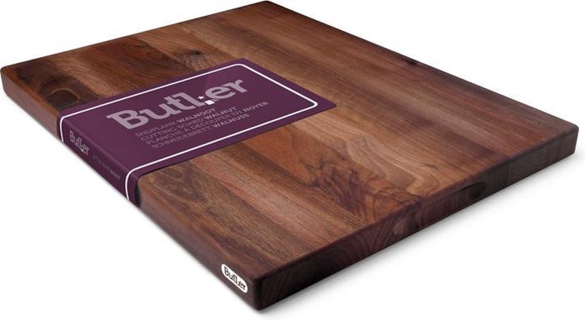 Butler - snijplank - walnoot - 45x35x3 cm
