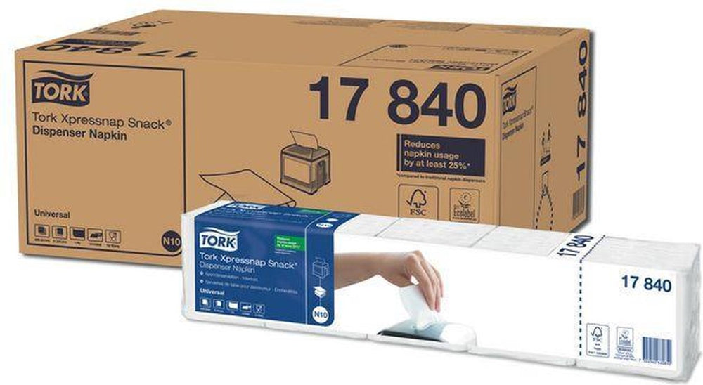 Tork servetten expressnap snack voor dispenser, 1-laags, 1125 per bundel