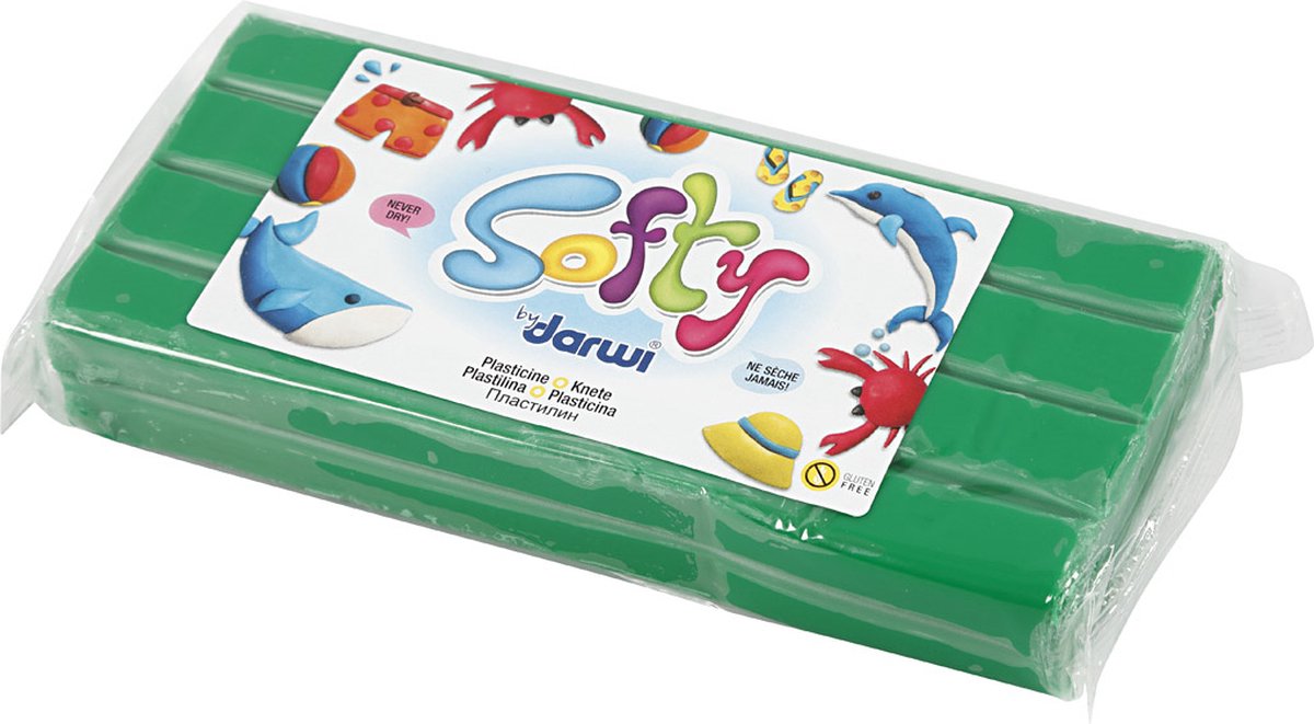 Creatief bedrijf softy boetseerklei groen