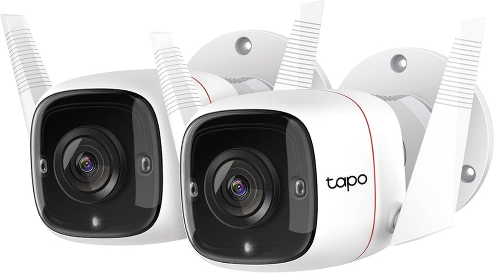 Tp-link tapo c310 beveiligingscamera buiten - 2k - sterrenlicht-nachtzicht home security wi-fi - wit - 2 pack