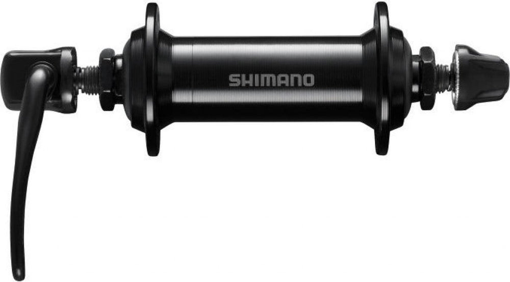Shimano voornaaf fh-tx500 qr 36 gaats - zwart