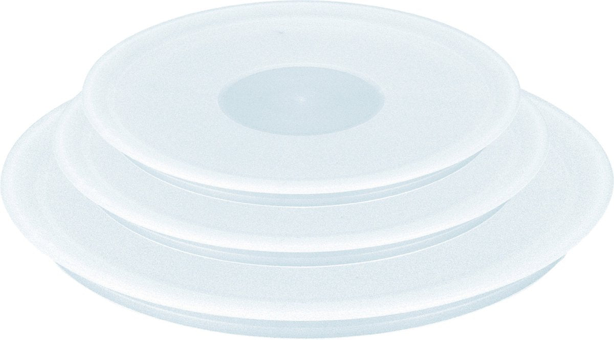 Tefal ingenio kunststof pandeksels - 3-delige set - ø 16 18 20 cm - stapelbaar - geschikt voor bewaren