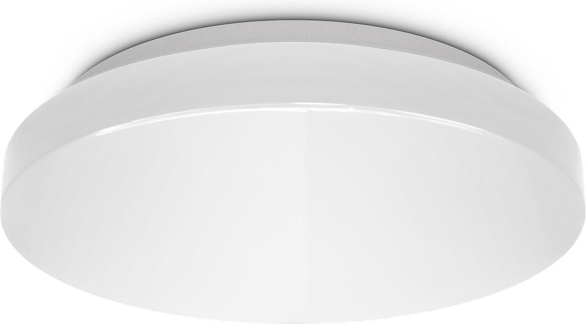 Briloner b.k.licht - led badkamerverlichting - witte plafonniére - badkamerlamp met 1 lichtpunt - ip44 - ø22cm - 4.000k - 900lm - 10w