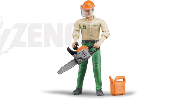 Bruder bworld forestry figure with accessories