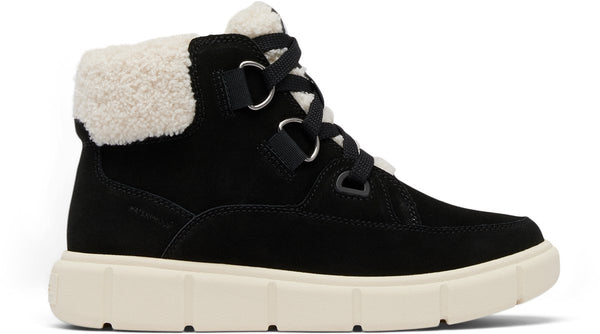Sorel explorer™ iii nw lace wp dames snowboots - black, sea salt 39
