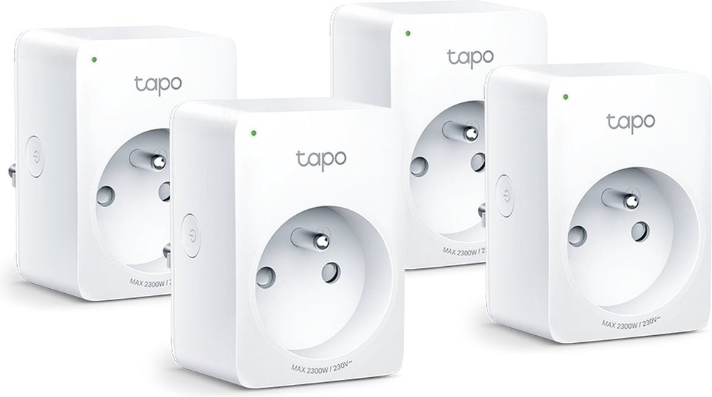 Tp-link tapo p110 - slimme stekker - smart plug- 4 stuks - energiebewaking- be fr