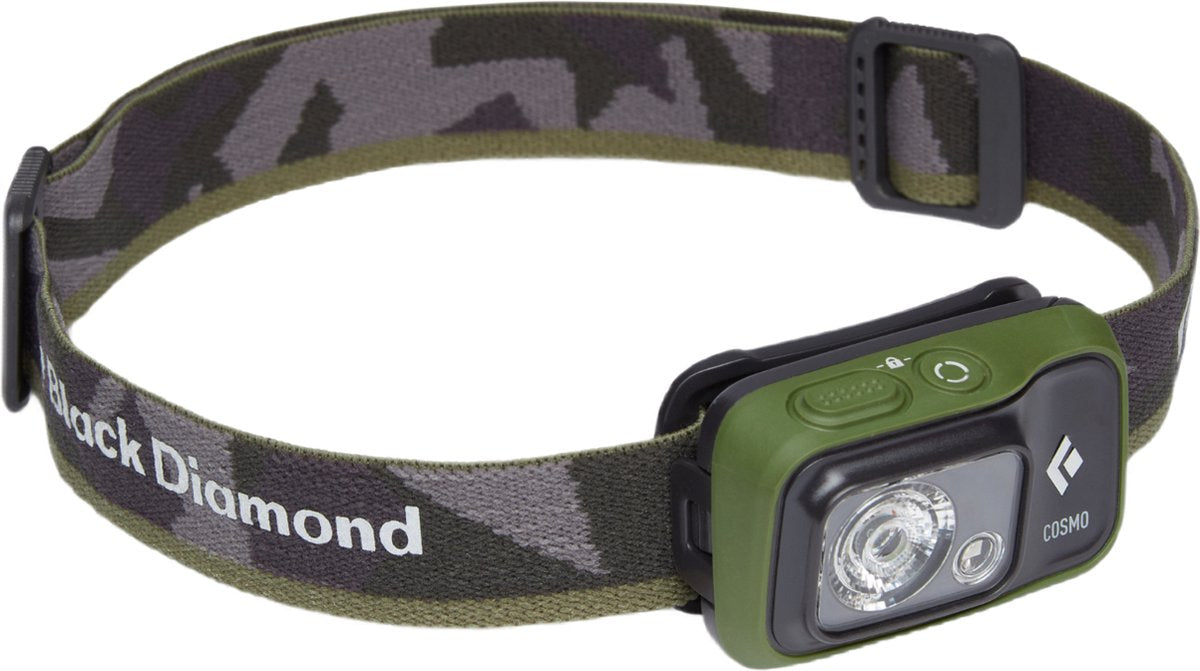 Black diamond cosmo 350 hoofdlamp - hoofdlamp - dark olive