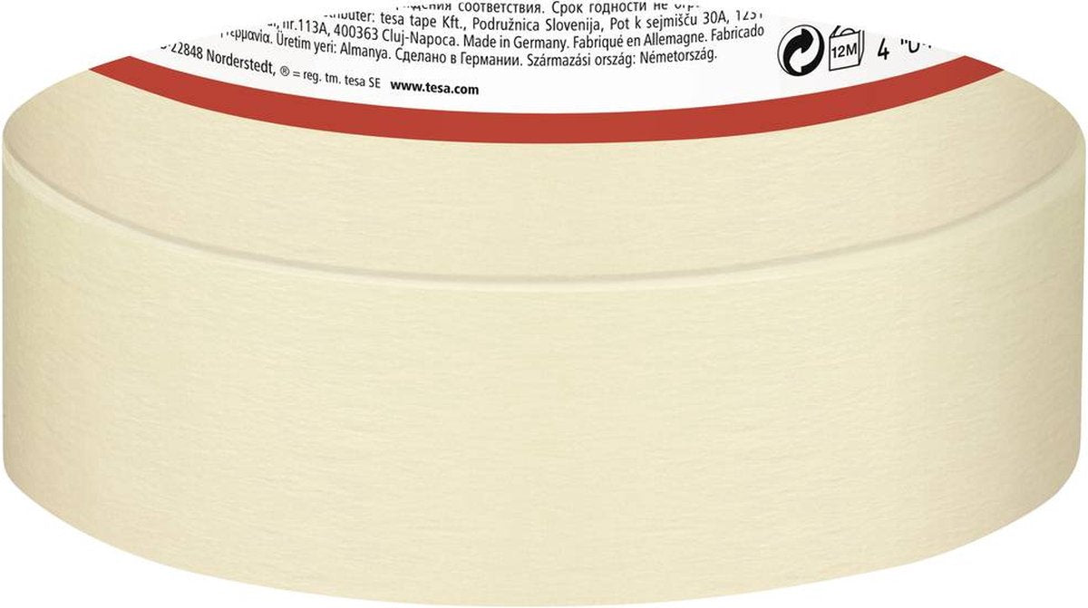 Tesa voordeelset van 5x stuks afplaktape schilderstape 30 mm x 50 m - verf afplakband tape - maskeertape - masking tape
