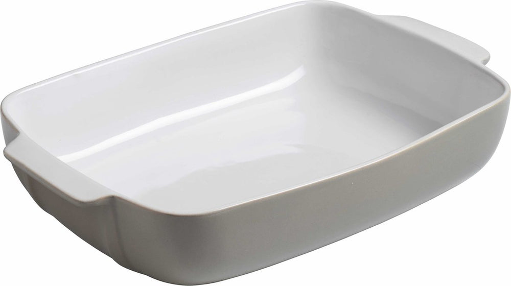 Pyrex signature ovenschaal rechthoek - keramiek - 25x19 cm - grijs