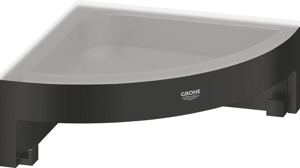 Grohe quickfix start cube hoek douchetray - matte black