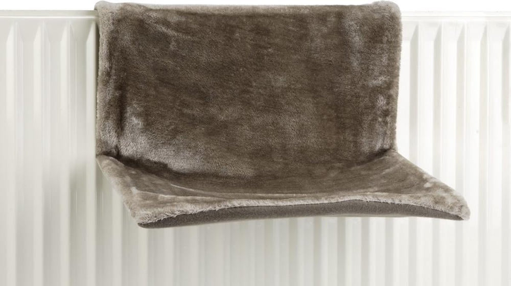 Beeztees sleepy - kattenhangmat - grijs - 46x31x24 cm
