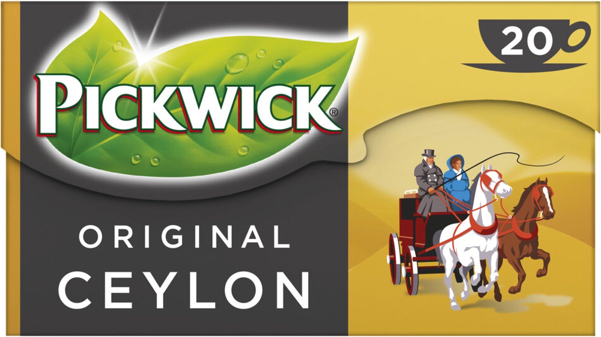 Pickwick theezakjes ceylon tea blend - 12 x 20 theezakjes
