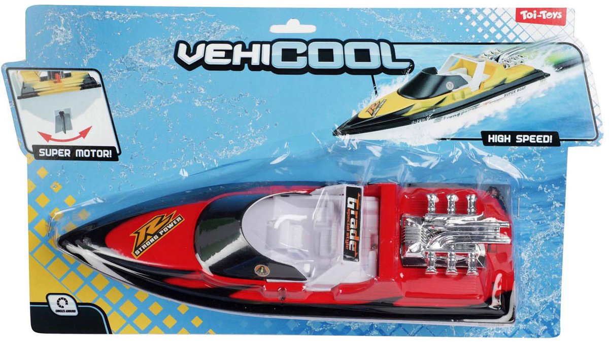 Vehicool powerboot met motor en accessoires