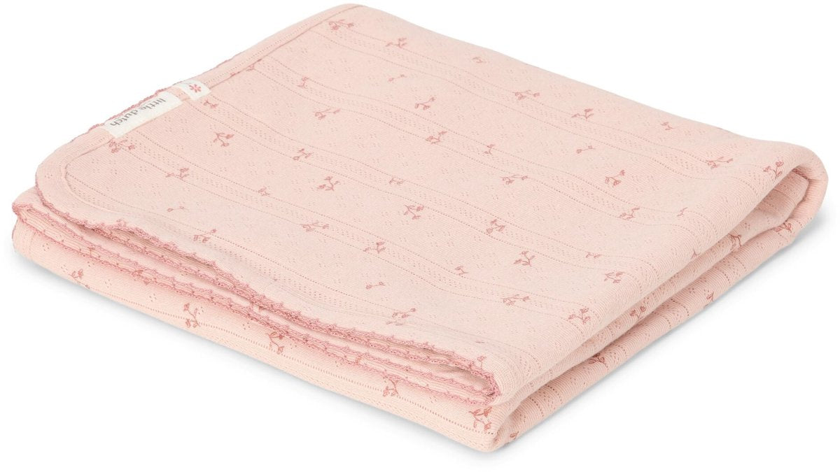 Little dutch ledikant deken - roze - essentials