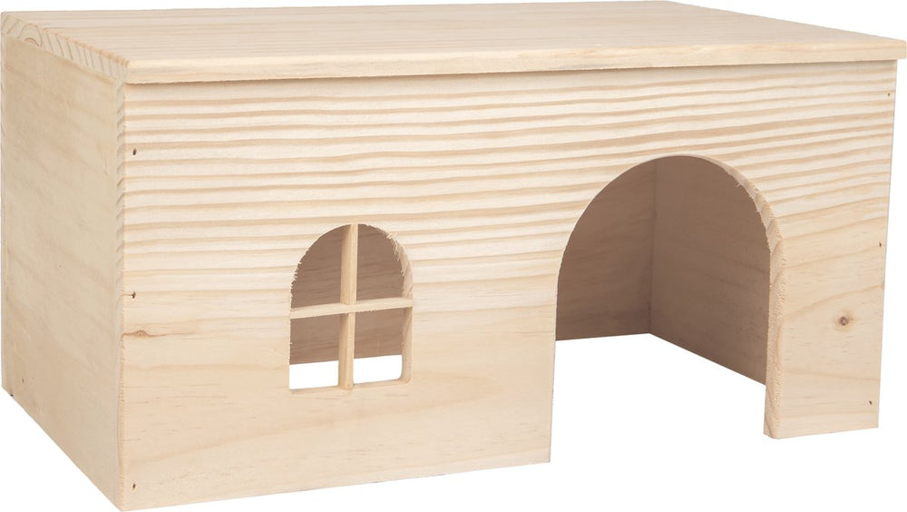 Flamingo mody - knaagdierhuis knaagdier - huisje mody hout l 40x22,5x19,5cm - 1st - 130494 - 1st