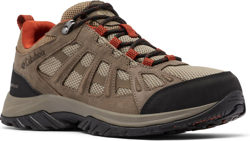 Columbia redmond iii waterproof heren wandelschoenen - pebble, dark sienna