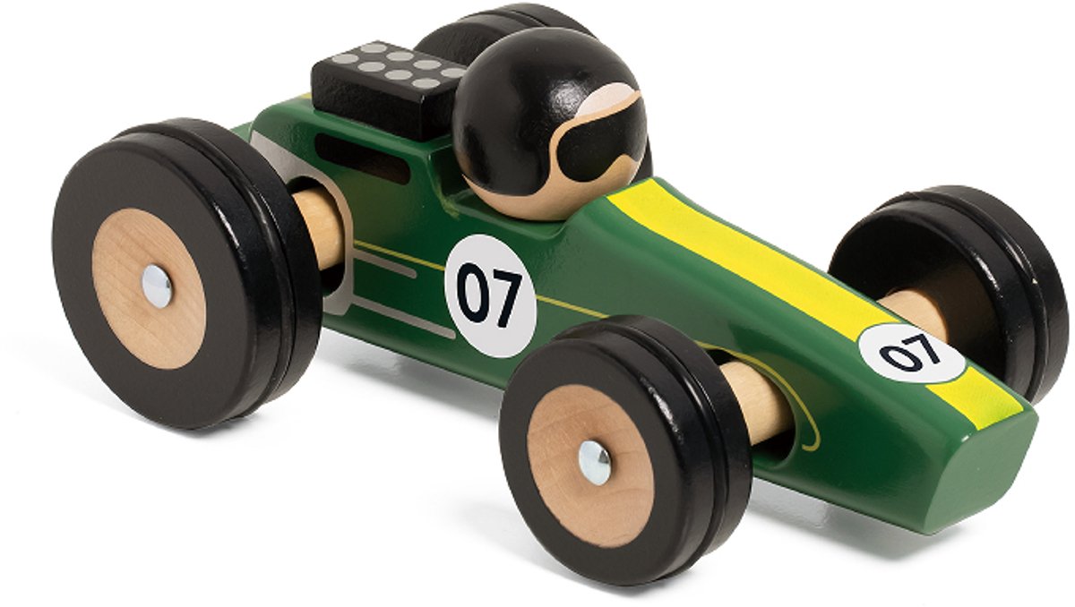 Classic world houten speelgoedauto silverstone