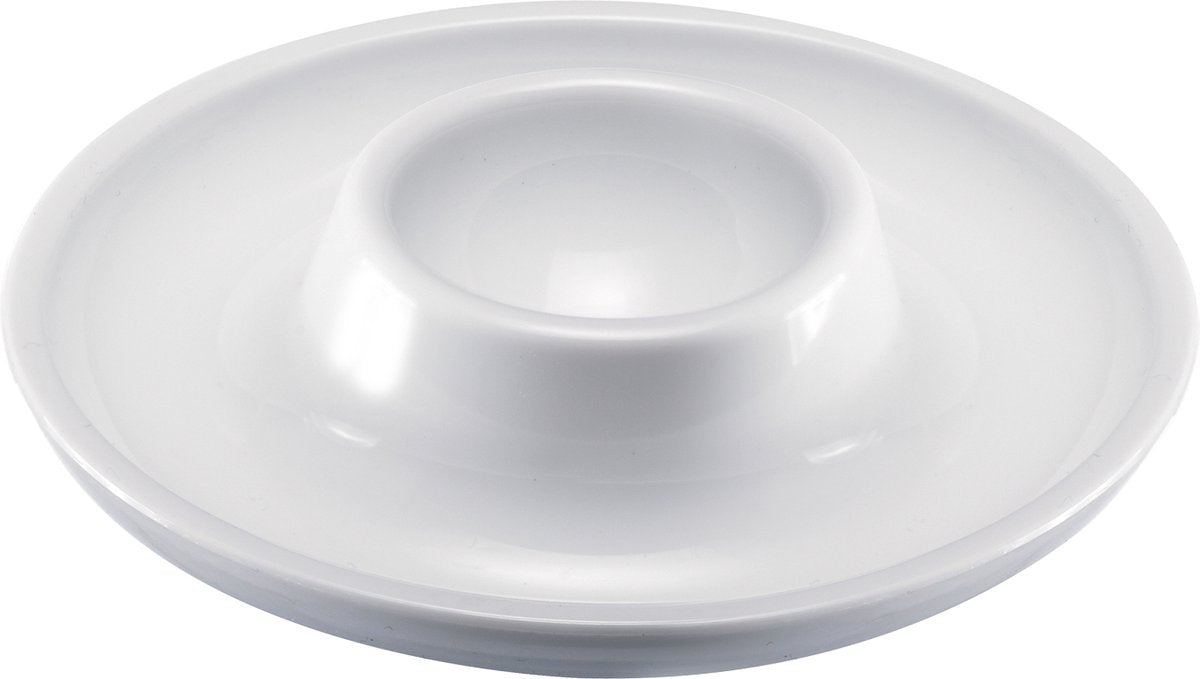 Westmark 3 eierdopjes, rond, stapelbaar, ø 10 cm, hoogwaardige kunststof, punto, wit, 20622270