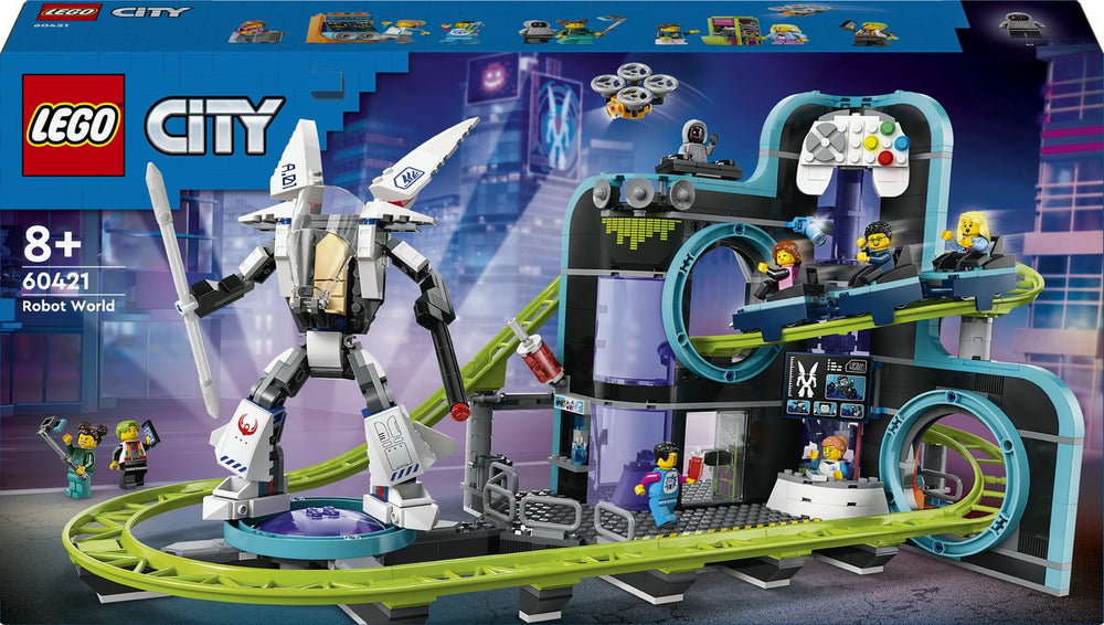 Lego city 60421 achtbaan in robotwereld