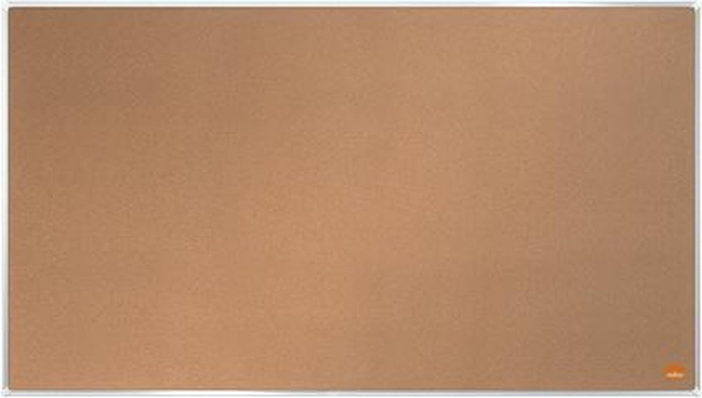 Nobo impression pro widescreen memobord prikbord van zelfherstellend kurk - 710x400mm - natuurbruin - planner