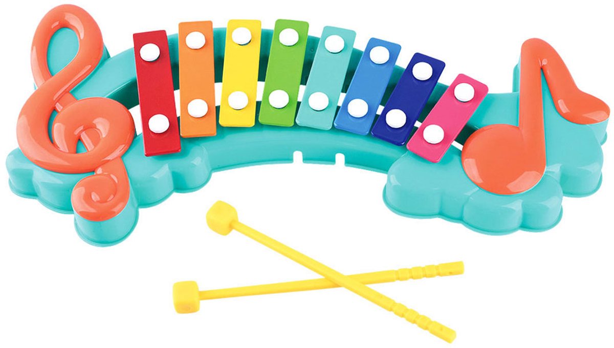 Speel xylofoon met muzieknoten, 3dlg.