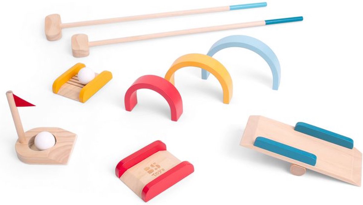 Bs Toys houten golfset
