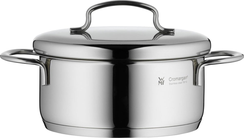 Wmf mini - kookpan laag - ø14 cm - rvs - compact - geschikt voor alle warmtebronnen