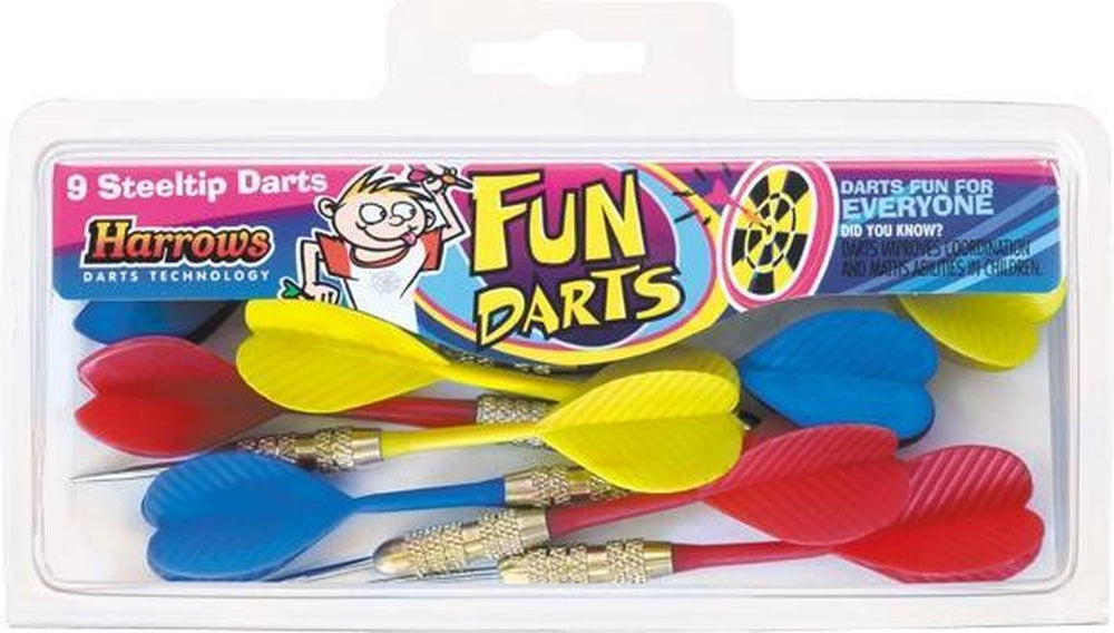 Harrows - mini fun darts 3 kleuren