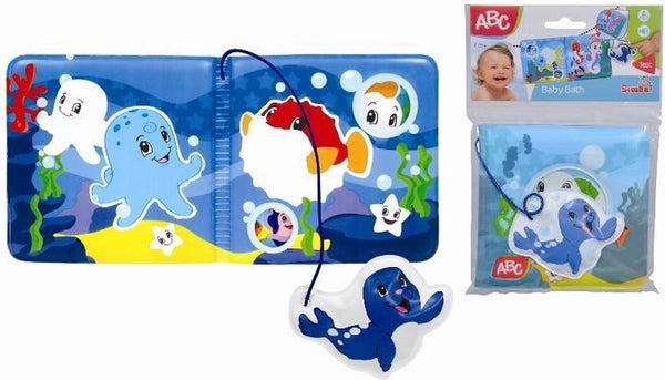 ABC magical bath book baby toy water fun colorful sea animals.