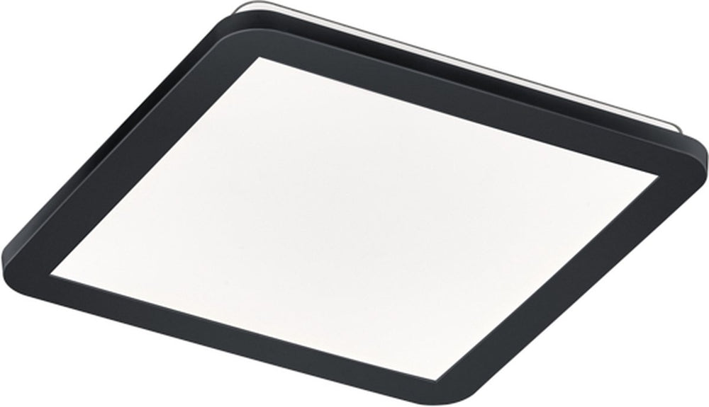 Rl live your light reality camillus - plafondlamp - zwart mat - incl. 1x smd 16 w - dimbaar met schakelaar - niet geschikt voor externe dimmer - wand- en plafondmontage - badkamerverlichting