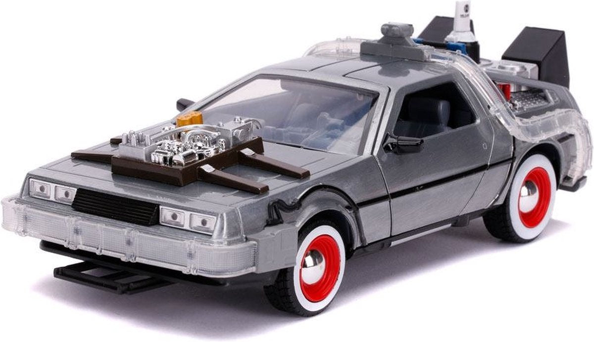 Jada toys 1 24 delorean back to the future part iii met werkende lichten