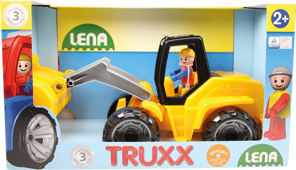Lena bulldozer truxx jongens 37 x 16 x 22 cm zwart geel