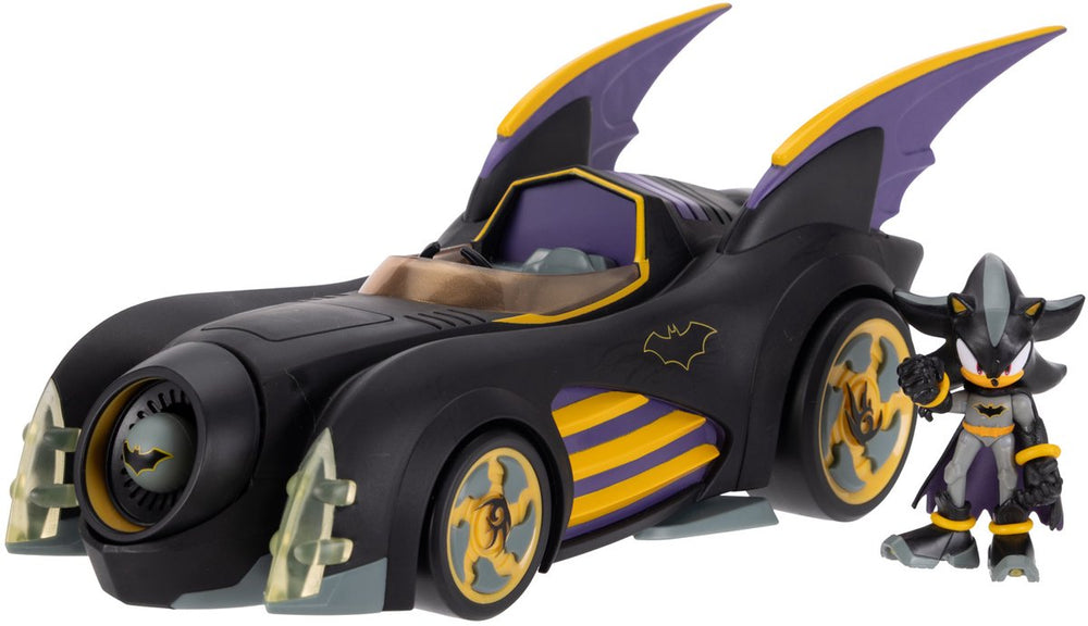 Jakks sonic dc 6cm shadow + batmobile